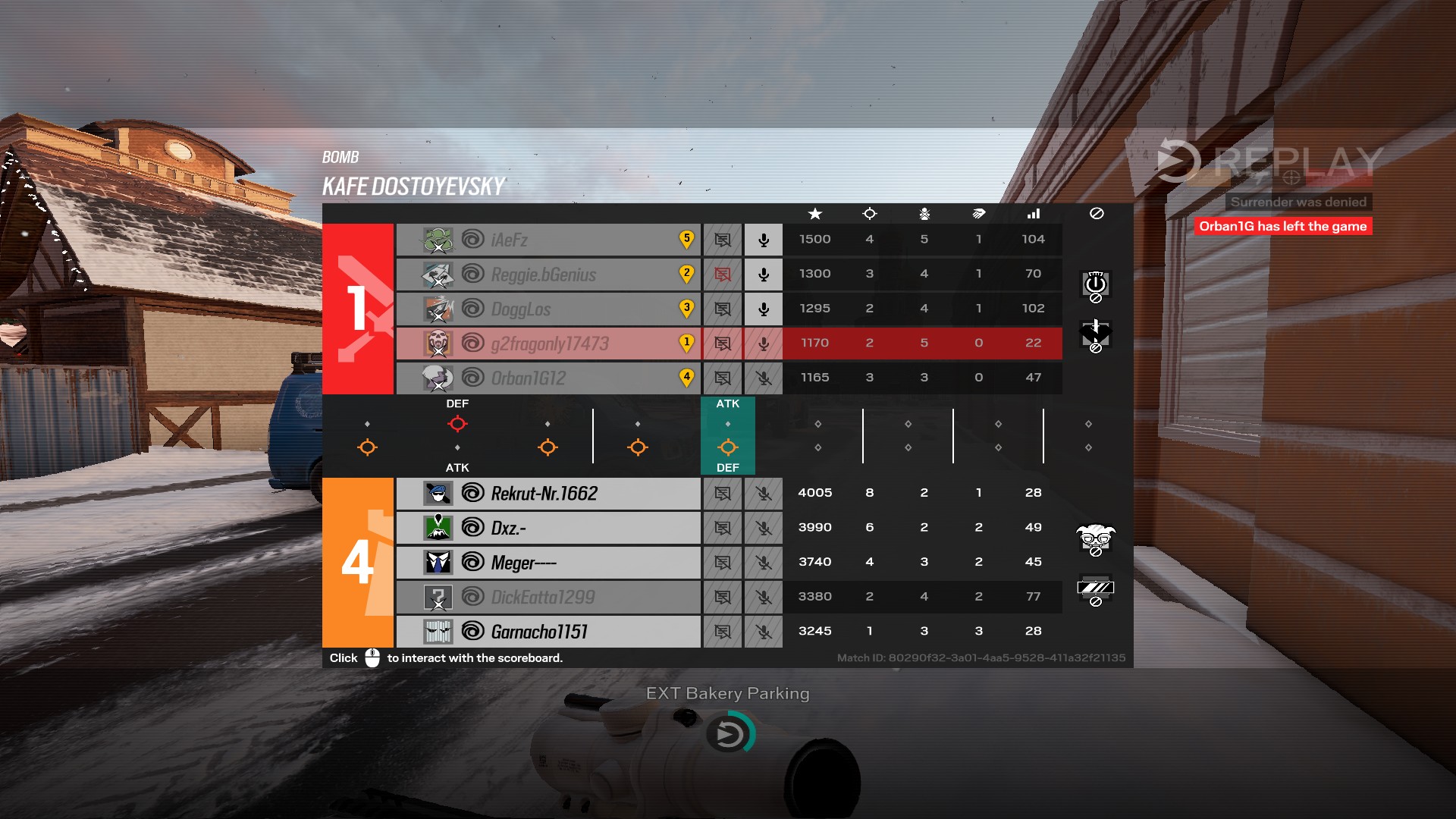 Reported RekrutSoloChamp For Cheating By Legeend On Rainbow Six Siege ...