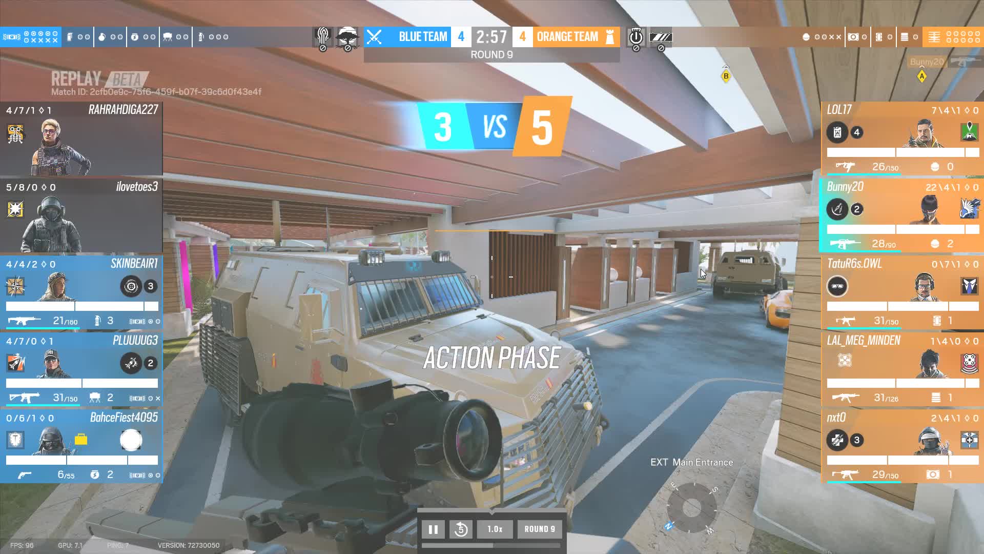 Reported Zeyroy.DiO for Cheating by d00mgates on Rainbow Six Siege