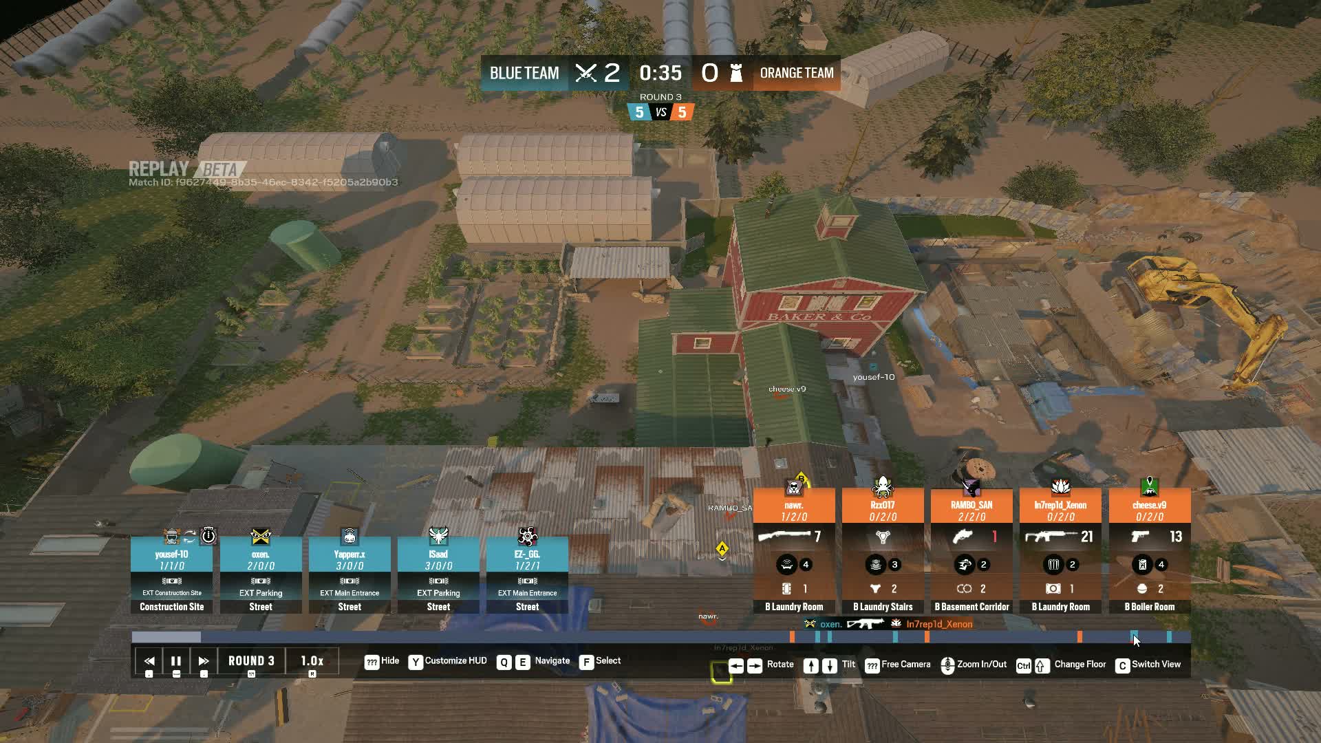 Reported oxen. for Cheating by kryqq7 on Rainbow Six Siege | Reputation.gg